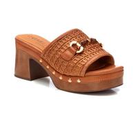 Carmela 162334 Sandali In Pelle Traforata Donna CAMEL 38