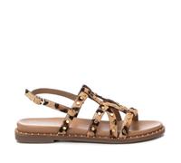 Carmela 162392, Sandalo Piatto Donna, Leopardato, 36 EU