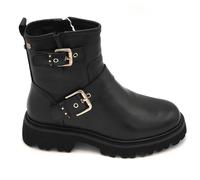 Carmela 162591 stivaletto pelle nera cerniera tacco 3cm fondo c/armato 5/6