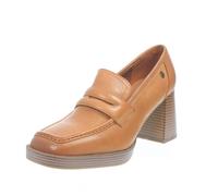Carmela Decolletè In Pelle Con Tacco Marrone - Donna Scarpe Decolletè
