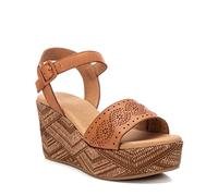 CARMELA, Sandali con zeppa Donna, Camel 68567, 39 EU
