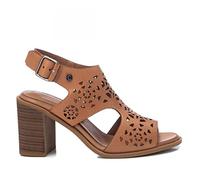 Carmela sandalo da donna alto fasciante in pelle cuoio tacco 6,5 cm 067763 (numeric_40)