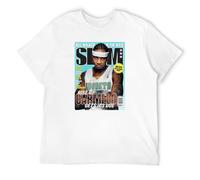 Carmelo Anthony Slam Cover T Shirts Men Oversized T Shirt Men T-Shirt WhiteXXL