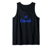 Carmelo Il re/Corona Blu e Nome per Gli Uomini Chiamato Carmelo Canotta