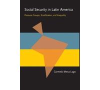 Carmelo Mesa-Lago Social Security in Latin America (Tascabile)