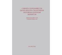 Carmen choliambicum quod apud Ps.-Callisthenis Historiam Alex (Copertina rigida)
