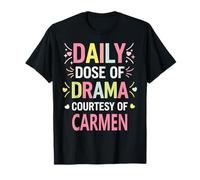 Carmen Personalized Name Funny Cute Custom Carmen Name Maglietta