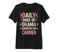 Carmen Personalized Name Funny Cute Custom Carmen Name Maglietta Premium