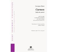 Carmen Suite de concert per tre arpe e tamburello ad libitum - Bizet Georges