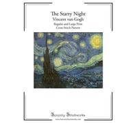 Carmen Wolf Serenity The Starry Night Cross Stitch Pattern - Vince (Tascabile)