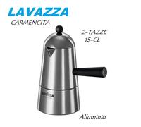 LAVAZZA CAFFETTIERA CARMENCITA DA 2 TAZZE IN ALLUMINIO LUCIDO