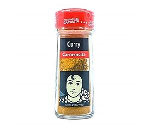 Carmencita Curry Powder 40g - Curry è una miscela fresca e aromatica da India preparata fuori di spezie intere che sono leggermente tostate.