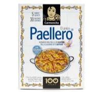 Carmencita Paellero Condimento Speciale per Paella con Zafferano, 5 Bustine da 20g, Confezione da 3