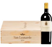Carménère di San Leonardo Rosso Dolomiti IGT 2018 3 bottiglie in cassetta di legno 2,25 l
