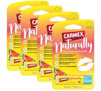 Carmex Balsamo Labbra Varie Fragranze (Naturally Anguria 4 Unità)