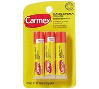 Carmex Classic Lip Balm Original 0.15oz, 3 Sticks (2 Packs, 6 Sticks)