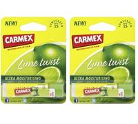 Carmex Lime Twist Bálsamo Labial Stick Spf15 4,25 G (Confezione da 2)