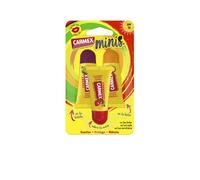 Carmex Balsamo labbra SPF 15, Triplo Minis (ciliegia, ananas e fragola) 5gx3. Idratano, proteggono, riparano, leniscono e ammorbidiscono le labbra.
