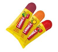 Carmex Minis SPF15 Confezione da 3 pezzi (ciliegia, fragola e menta ananas), 5 g x 3, Lenitivo