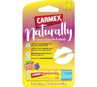 Carmex Balsamo per le labbra, Naturally frutti rossi, 4,25 g. Idrata, ammorbidisce e calma in modo naturale.