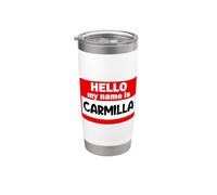 Carmilla Ciao Ciao My Name Is Tshirt Nome su Custom Bicchiere termico in acciaio inox doppia parete