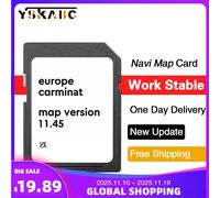 Carminat 11.45 8201756571 Mappa Europa 2025 per Renault Megan Clio Laguna Versione scena Sat Nav Navigazione GPS Scheda SD 8GB