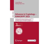 Carmit Hazay Advances in Cryptology - EUROCRYPT 2023 (Tascabile)