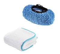 CARMODO® Mr.BOB Premium SB - Panno di pulizia + panno asciutto CARMODO Premium, 70 x 50 cm, in microfibra per auto