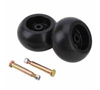 CARMOTTER 2 ruote per tosaerba da 12,7 cm, componenti per tagliaerba, bulloni per asse, ruote per tosaerba per Hustler per Murray per tosaerba per Toro, 019E557XS69S3JP1110G063NGBD97V