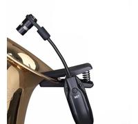 CARMOTTER Microfono wireless per sassofono, microfono wireless con ricevitore e trasmettitore audio chiaro, microfono per strumenti UHF con clip, portata 50 m (W7 F1)