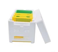 CARMOTTER Mini Nucleus Hive, Bee Mating Box, Apicoltura Regina allevamento Allevamento singolo polistirene accoppiamento Nucs alveare, 450863M5O0W75R3FP2B6A9717