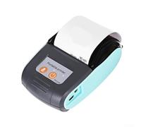 CARMOTTER Stampante termica per ricevute, mini stampante termica portatile per biglietti, 58 mm, compatibile con Android e per iOS per una stampa efficiente (blu)