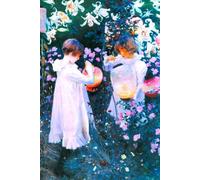 Carnation, Lily, Lily, Rose - John Singer Sargent - Notebook: 120 Lined Pages 6" x 9" Journal Diary Notepad