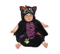Carnaval Queen - Costume Halloween: Gattina Nera Baby - 9-18 mesi