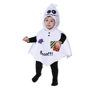 Carnaval Queen - Costume Halloween: Mantellina Fantasmino - 18-36 mesi