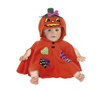 Carnaval Queen - Costume Halloween: Mantellina Zucchetta Baby - 9-18 mesi