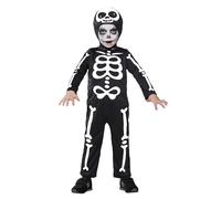 Carnaval Queen - Costume Halloween: Scheletrino Baby - 1/2 anni