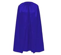 Carnavalife Mantello nero con cappuccio per costume da vampiro da uomo, mantello medievale da donna per Halloween, mantello reversibile nero, rosso, verde, viola, blu, per costume da strega, 140 cm