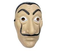 Carnavalife Mascara Dali Casa di Carta, Bank Robbery Mask, Maschera Halloween Adulto e Bambino, Taglia Unica