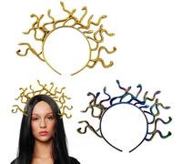 Carnavalife Medusa - Cerchietto Serpenti Medusa, Medusa Greca, Fascia Serpenti Medusa, Fascia Serpente Medusa Donna Ragazza