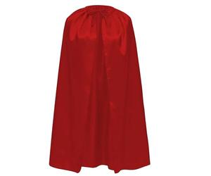 Carnavalife Supereroe Supereroina - Mantello Supereroina per adolescenti e adulti, da uomo, da donna, mantello in raso lucido, Superman Mantello Bat-man Flash (S/90 cm), colore: rosso