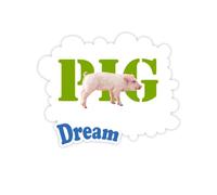 Carne Animale Alimentazione suina Adesivi Citazione Sogno Decalcomanie in Vinile