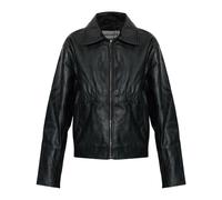 Carne Bollente - Giacca in Pelle con Tasche - - Jackets - Donna - Nero - L