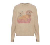 Carne Bollente - Maglione Girocollo - - Knitwear - Donna - Beige - XS