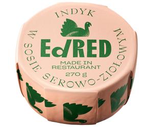 Carne conservata Ed Red - tacchino in salsa al formaggio ed erbe 270 g