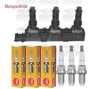 Carne & Doria Bobina Accensione + 3x NGK Candela per Opel Corsa D S07 1.0