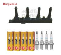 Carne & E Doria Bobina Accensione + 4x NGK Candela di per Opel Astra H L48 2.0