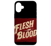 Carne e Sangue Costume Dichiarazione Custodia per iPhone 16 Plus