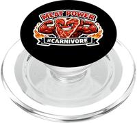 Carne Potere Amante Carnivoro Dieta Macellaio Allevatore Farmer Eater PopSockets PopGrip per MagSafe