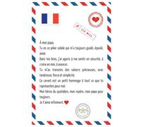CARNE POUR MON PAPA - CADEAU TOUCHANT A OFFRIR - MESSAGE D'AMOUR IMPRIMÉ EN COUVERTURE - 120 PAGES LIGNÉESS